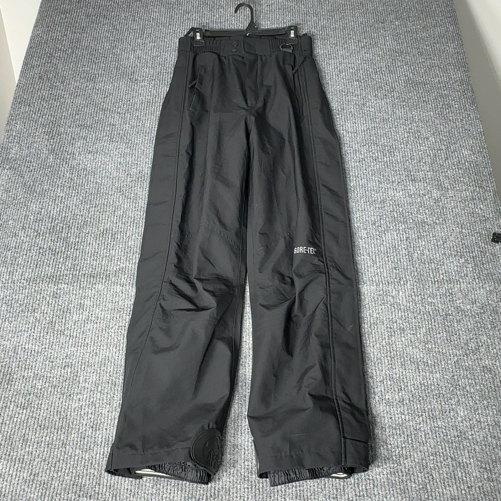 Vintage AFRC Gore-Tex Ski Pants Mens S Black 7550R Regular Snow Waterproof